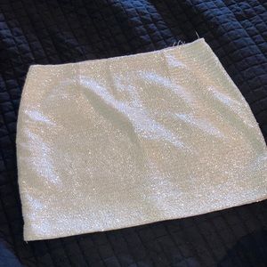 Inca cream colored skirt. So cool!